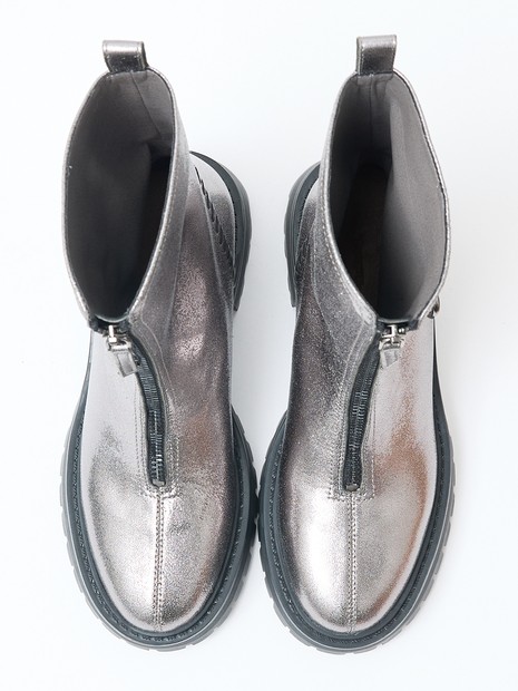 軽量タンクソール フロントジップブーツ｜Au BANNISTER / オゥ バニスター