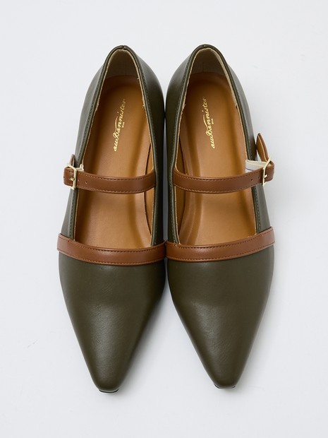 販売店舗限定】ツートンベルトパンプス｜Au BANNISTER / オゥ バニスター