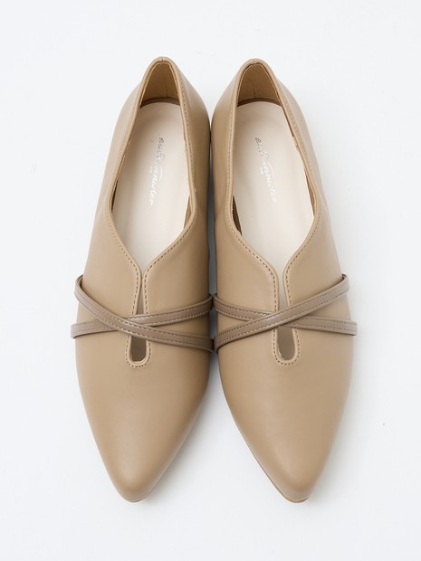 販売店舗限定】クロスベルトパンプス｜Au BANNISTER / オゥ バニスター