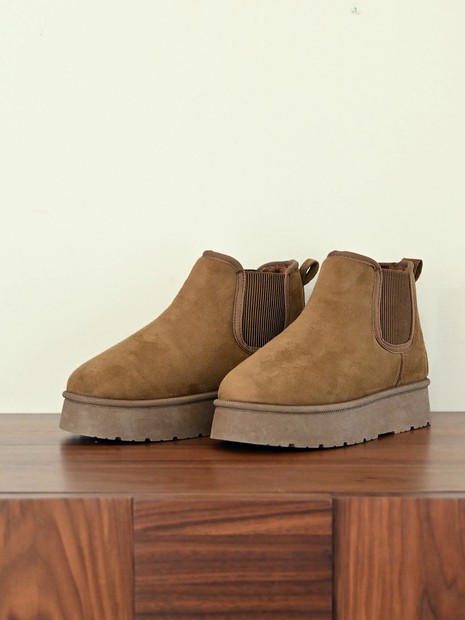 ○【MEI / メイ】厚底サイドゴアブーツ｜Au BANNISTER / オゥ バニスター