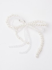 リボンチャーム（パール×ビーズ）｜Au BANNISTER / オゥ バニスター