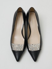 ラインストーンパンプス【予約】｜Au BANNISTER / オゥ バニスター