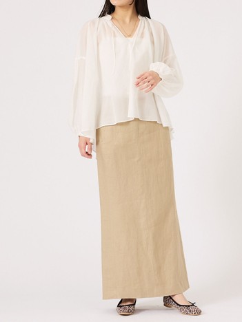 撥水レザーバレエシューズ【予約】