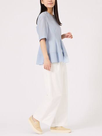 ラフィアライク スリッポンスニーカー