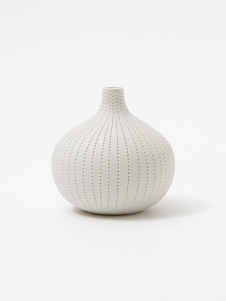 フラワーベース dorop vase white