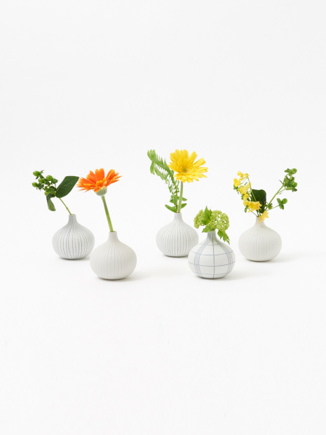 フラワーベース dorop vase dotline