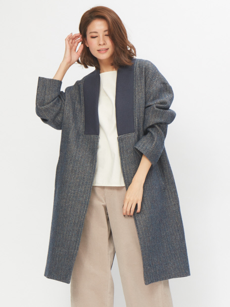 collex ヘリンボーンコート