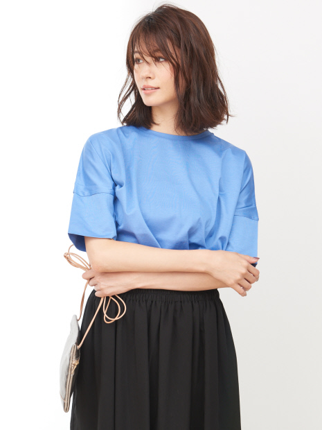 綿シルケット天竺Tシャツ
