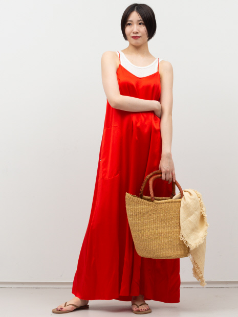 【extreme cashmere】シルクサテンドレス