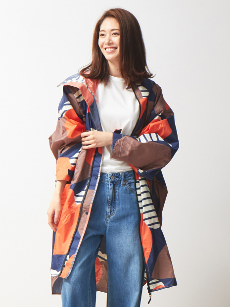 KiU×collex 袖付ポンチョ