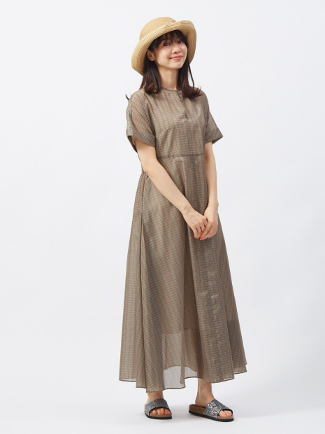 チェックドレスワンピース