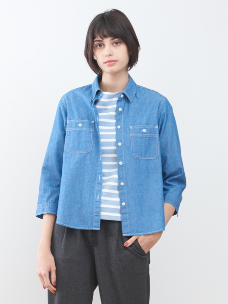 シャンブレーシャツ