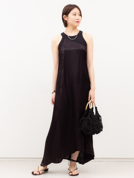 【COCUCA】インナーワンショルドレス