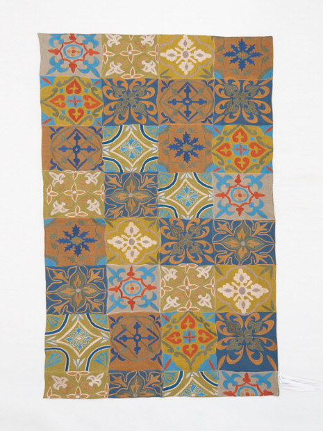 【RAGA DESIGN / 別注】MOROCCO TILEアクセントマット90×140