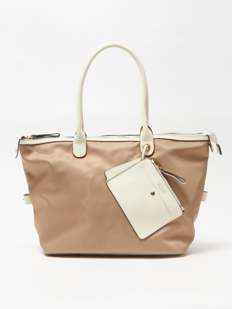 【ALLUER】トロンプルイユ ナイロントートバッグL