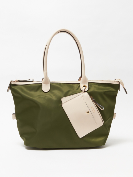 【ALLUER】トロンプルイユ ナイロントートバッグL