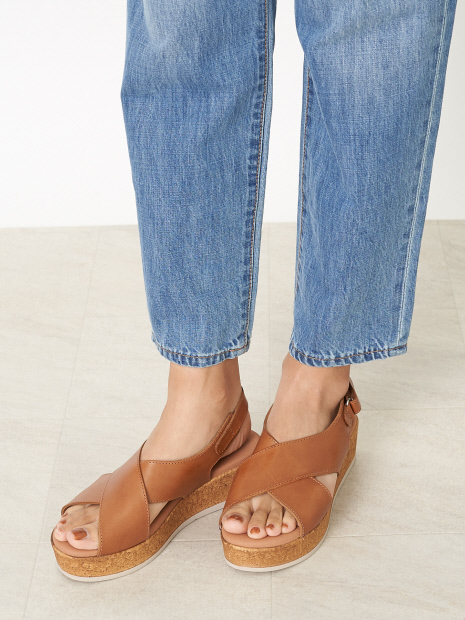 【OH MY SANDALS】厚底クロスサンダル