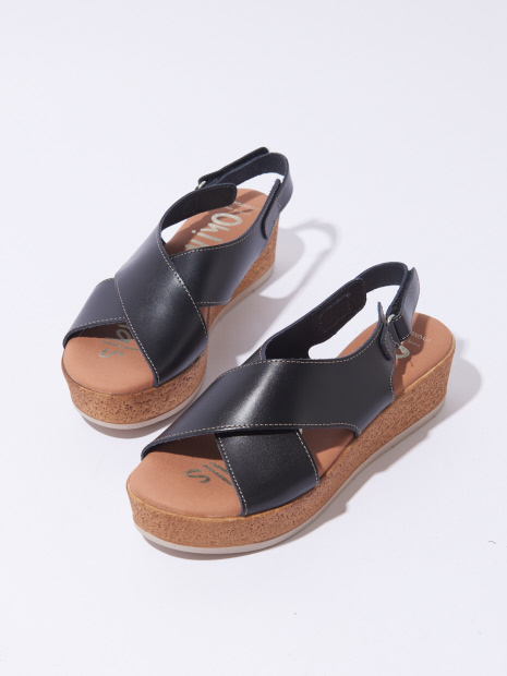 【OH MY SANDALS】厚底クロスサンダル