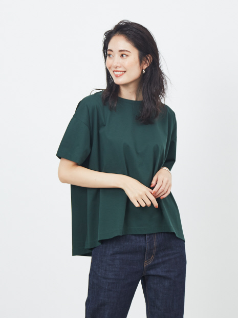 【接触冷感】コンパクトクールフレアーTシャツ