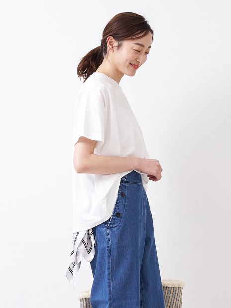 【接触冷感】コンパクトクールチュニックTシャツ