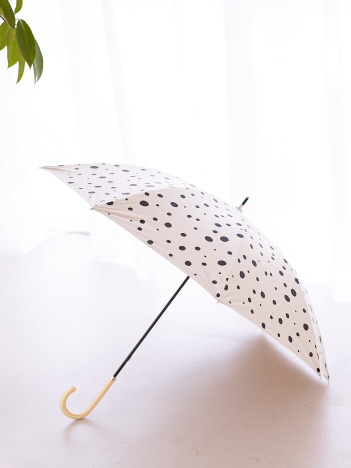 collex - 晴雨兼用 日傘 ドット柄 長傘