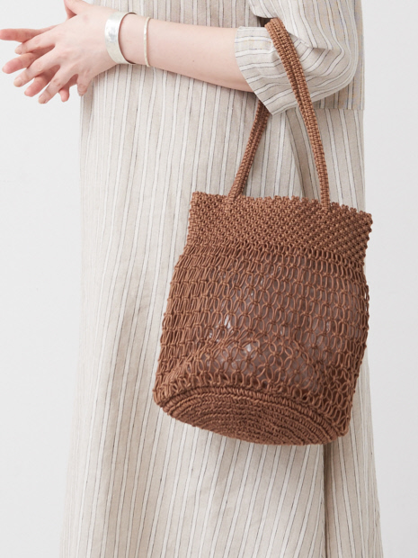 SMALL MACRAMAE bag/スモールマクラメバッグ