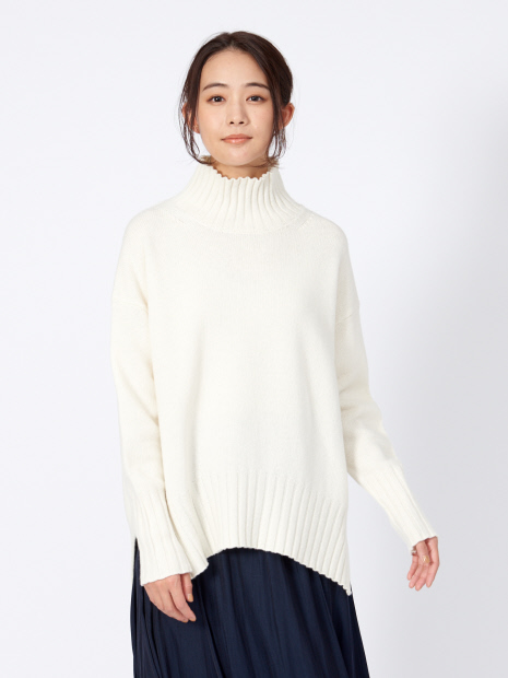 エアヤーンハイネックプルオーバー
