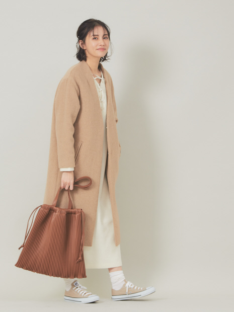 【WEB限定】《CAPSULE ROSSA/カプセルロッサ》ノーカラーコート