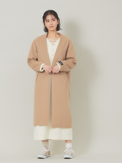 【WEB限定】《CAPSULE ROSSA/カプセルロッサ》ノーカラーコート