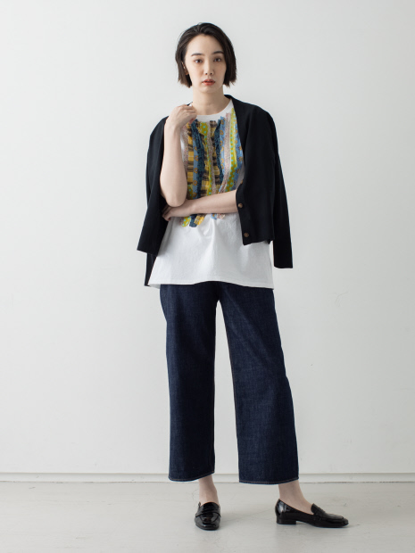 【Dahl'ia】frill design big T-shirt