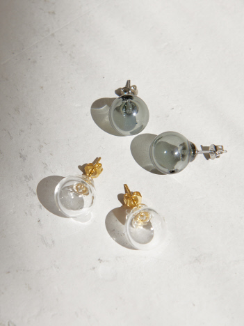 【別注】【HARIO Lampwork Factory】 ピアス フィルム