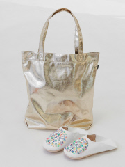 collex - 【ギフト専用商品】GIFT SET 23 Fatima Moroccoバブーシュ×メタリックトートバッグ