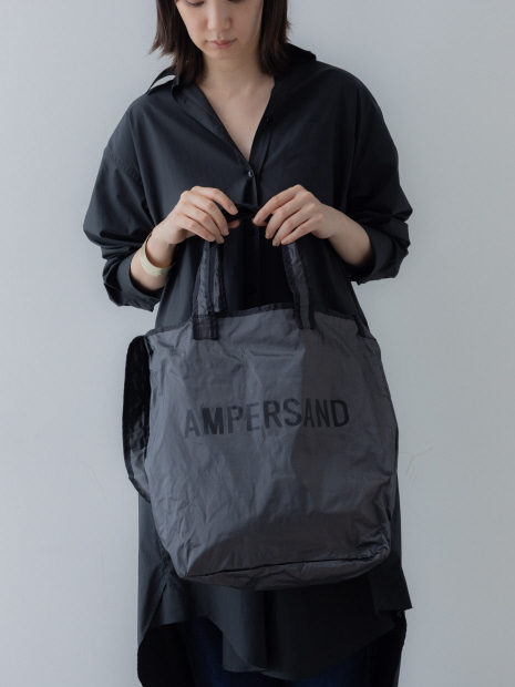 オンライン販売済み  ブラック 本革 2way ハンドバッグ アンパサンド Ampersand ハンドバッグ