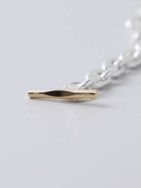 Lemme./レム】thin chain bracelet シルバー×ゴールド｜collex ...