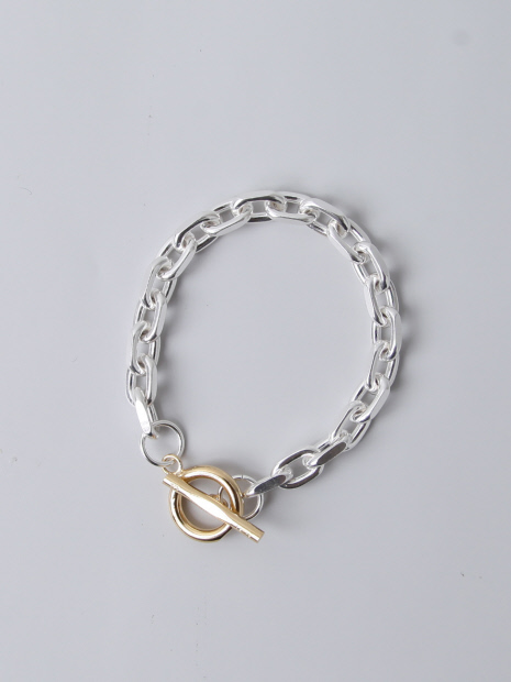 Lemme./レム】thin chain bracelet シルバー×ゴールド｜collex ...