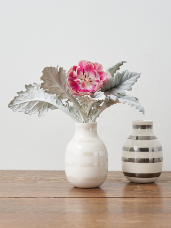 【Kahler/ケーラー】Flower vase ボーダー