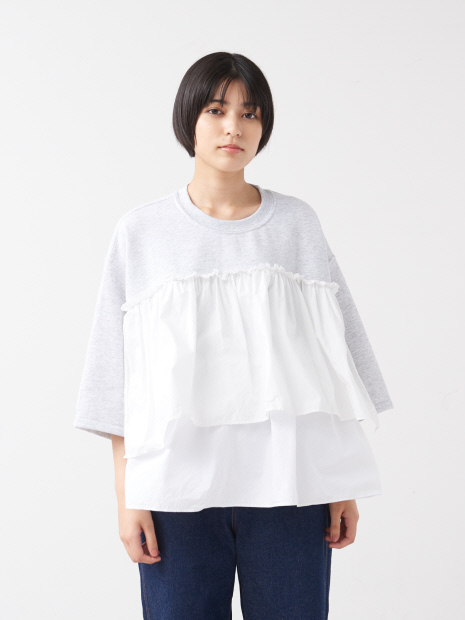 【別注】dahl'ia ティアードリメイクスウェット