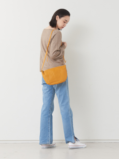 【WEB限定】【Ampersand/アンパサンド】soft leather shoulder bag ソフトレザーショルダーバッグ