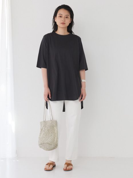【接触冷感・UVカット】コンパクトクールチュニックTシャツ