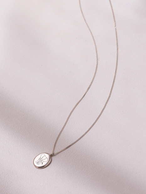 【MERAKI】 african oval Necklace