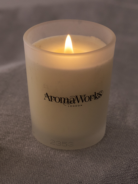 【Aroma Works】 グラス入りキャンドルS