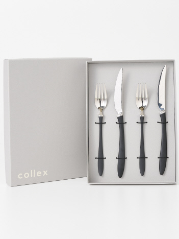 collex - 【Limoa/リモア】カトラリー  ディナーフォーク・ナイフ 4本セット