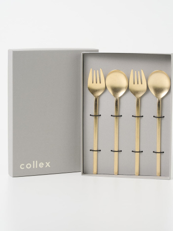 collex - 【HARVEST】ポク/フォーク カトラリー4本セット