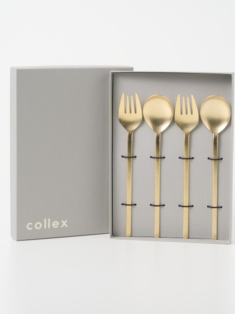 collex - 【HARVEST】ポク/フォーク カトラリー4本セット