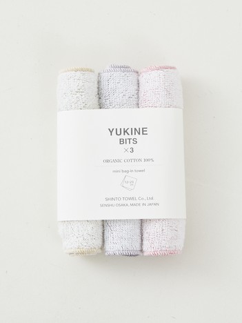 WEB限定】【SHINTO TOWEL】 YUKINE BITS ハンカチ3枚セット｜collex