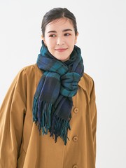 ウールチェックマフラー｜collex / コレックス