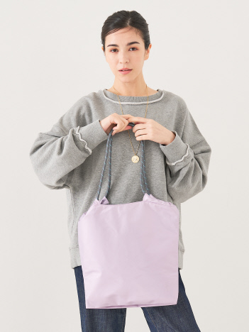 【WEB限定】【CACHELLIE】コードハンドル メタリックトートバッグ