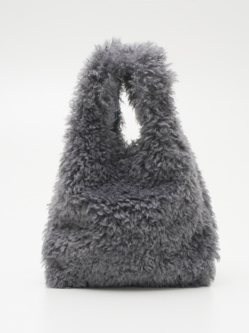 【WEB限定】【EARTH MADE】CURLY FUR MARCHEBAG ファーマルシェバッグ