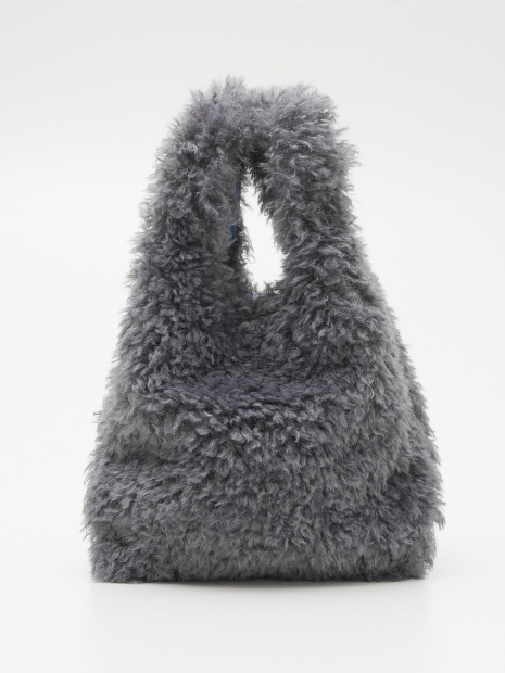 【WEB限定】【EARTH MADE】CURLY FUR MARCHEBAG ファーマルシェバッグ