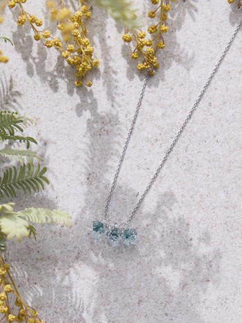 【HARIO Lampwork Factory】ネックレス ひとふさのミモザ